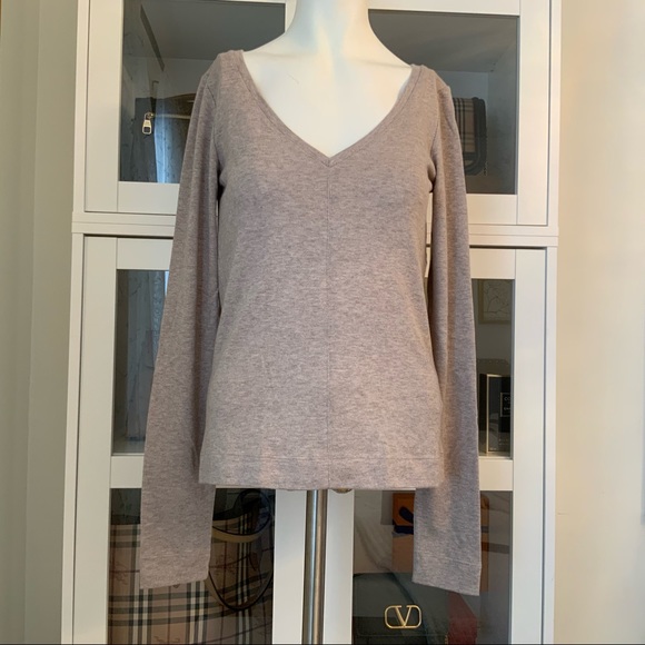 Club Monaco Knit Sweater V-Neck Long Sleeves Size XS - Picture 2 of 5